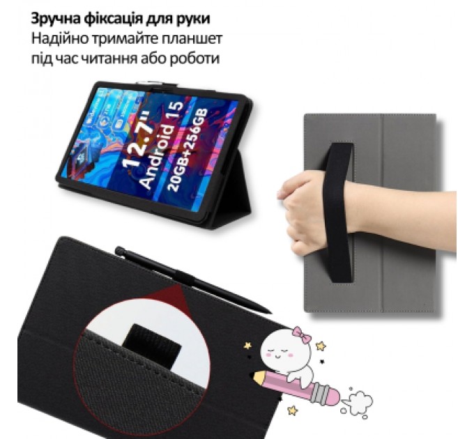 Чохол до планшета BeCover Slimbook Teclast ArtPad Pro 12.7" Black (715129)