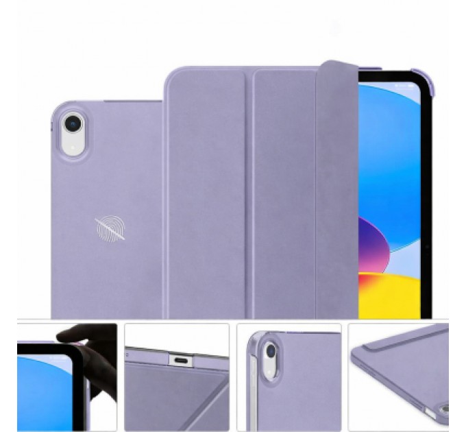 Чохол до планшета BeCover Tri Fold Hard Apple iPad 10.9" (2022/2024) / iPad (A16) 2025 11" Lavender Purple (715155)