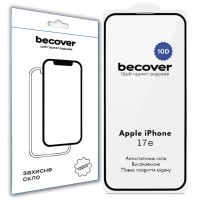 Скло захисне BeCover 10D Apple iPhone 17e Black (715142)