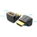 Vention Перехідник HDMI F to HDMI M 90° 4K 60Hz PVC Vention (AIOB0)