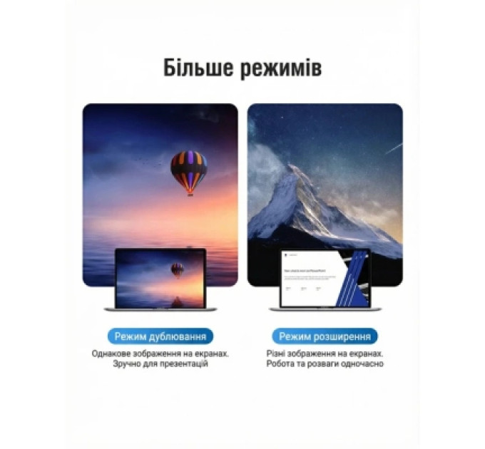 Vention Перехідник HDMI M to VGA F 1080P 60Hz 3,5mm Audio Vention (AIDB0)