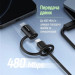 ColorWay Перехідник USB-C F to Lightning M black ColorWay (CW-AD-LC)
