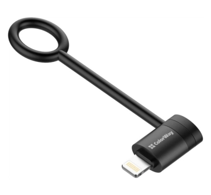 ColorWay Перехідник USB-C F to Lightning M black ColorWay (CW-AD-LC)