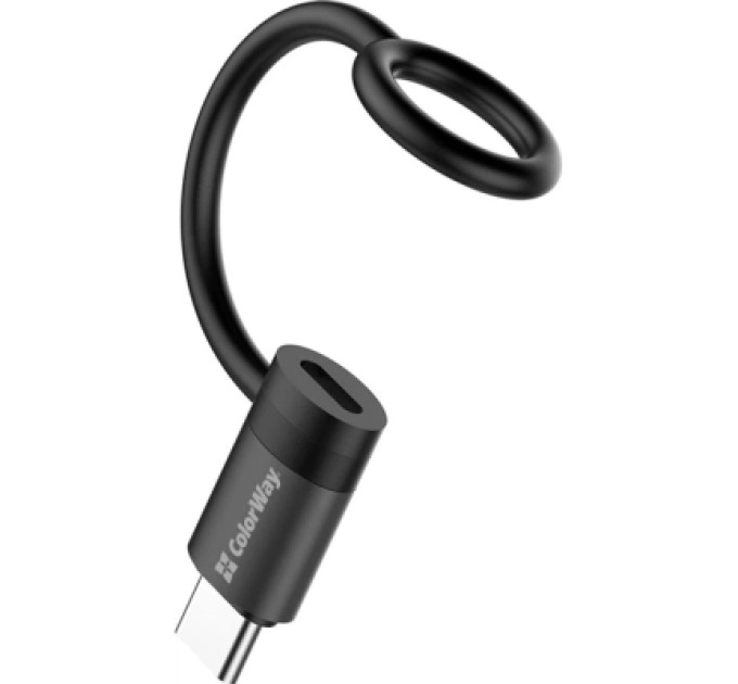 ColorWay Перехідник Lightning F to USB-C M black ColorWay (CW-AD-CL2)