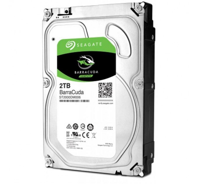 Накопичувач HDD SATA 2.0TB Seagate BarraCuda 7200rpm 64MB (ST2000DM006) гар. 12 мiс.