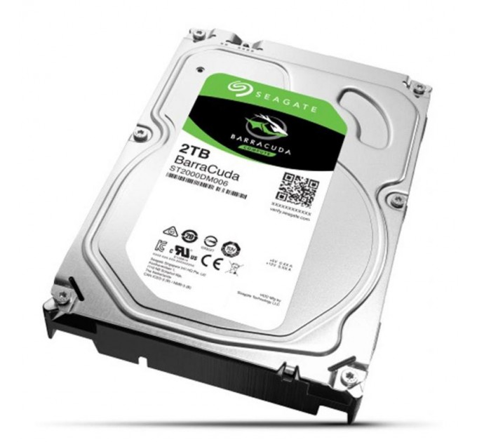 Накопичувач HDD SATA 2.0TB Seagate BarraCuda 7200rpm 64MB (ST2000DM006) гар. 12 мiс.