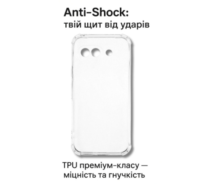 BeCover Чохол до мобільного телефона BeCover Anti-Shock Google Pixel 9a Clear (715071)