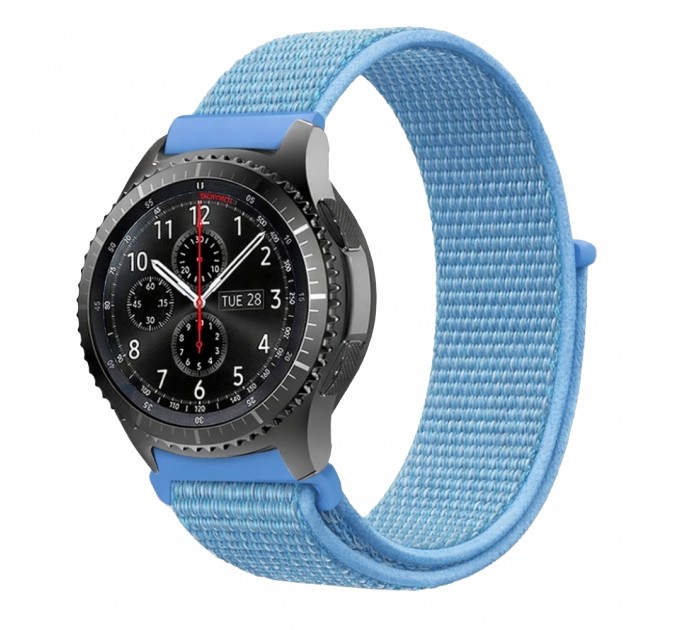 Ремінець BeCover Nylon Style для LG Watch Sport W280A Aqua Blue (714996)