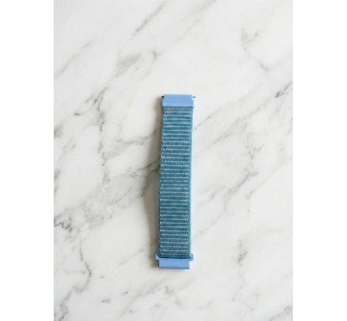 Ремінець BeCover Nylon Style для Nokia/Withings Steel/Steel HR Aqua Blue (714999)