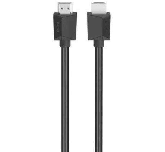 Кабель мультимедійний HDMI to HDMI 3.0m Black Ethernet 4K Hama (00205006)