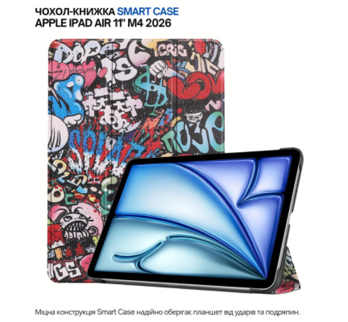BeCover Чохол до планшета BeCover Smart Case Apple iPad Air 11" M4 2026 Graffiti (715211)