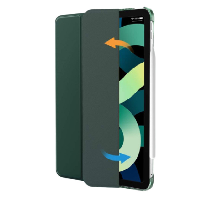 BeCover Чохол до планшета BeCover Tri Fold Hard Apple iPad Air 11" M4 2026 Dark Green (715244)
