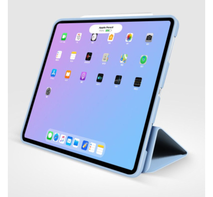 BeCover Чохол до планшета BeCover Tri Fold Soft TPU Silicone Apple iPad Air 11" M4 2026 Light Blue (715239)