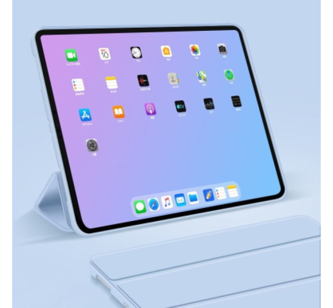 BeCover Чохол до планшета BeCover Tri Fold Soft TPU Silicone Apple iPad Air 11" M4 2026 Light Blue (715239)