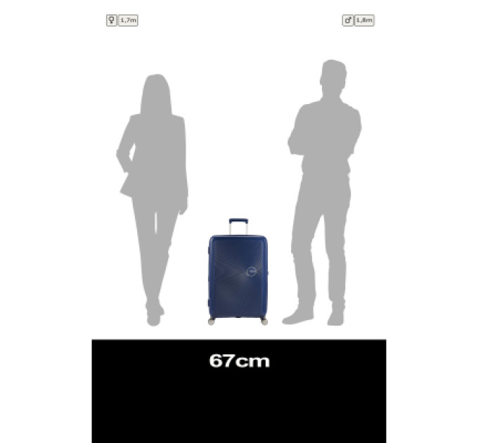 American Tourister Валіза American Tourister Soundbox 71.5/81 л темно-синя (32G*41002)