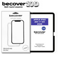 BeCover Скло захисне BeCover 10D Apple iPad Air 11" M4 2026 Black (715169)