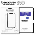 BeCover Скло захисне BeCover 10D Apple iPad Air 13" M4 2026 Black (715173)