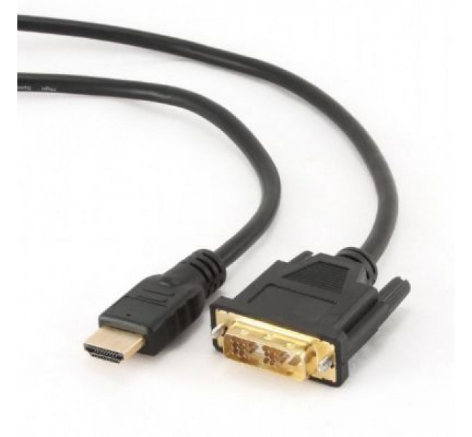 Кабель мультимедійний HDMI to DVI 1.0m Maxxter (V-HDMI-DVI-1M)