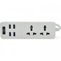 Мережевий фільтр живлення Voltronic TВ-Т07, 2роз, 4*USB White (ТВ-Т07-White)