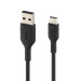 Belkin Дата кабель USB 2.0 AM to USB-C 0.15m 15W PVC black Belkin (CAB001BT0MBK)