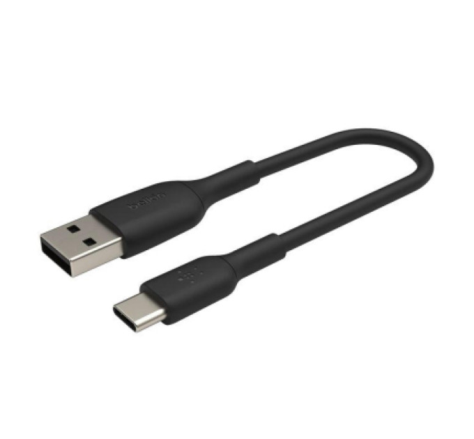 Belkin Дата кабель USB 2.0 AM to USB-C 0.15m 15W PVC black Belkin (CAB001BT0MBK)