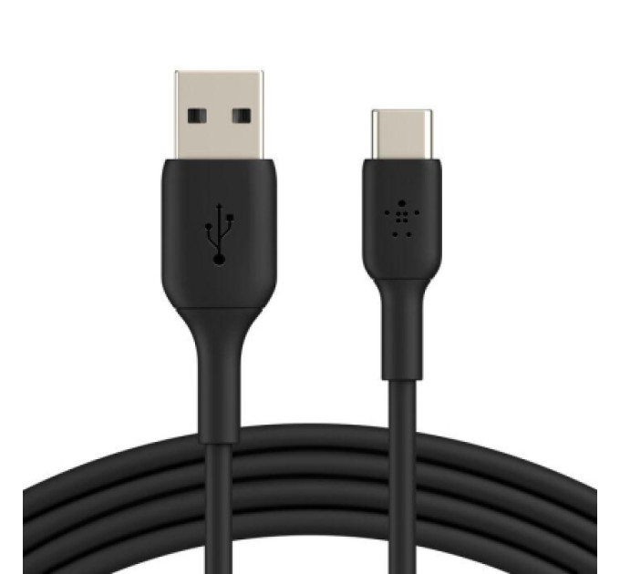 Belkin Дата кабель USB 2.0 AM to USB-C 0.15m 15W PVC black Belkin (CAB001BT0MBK)