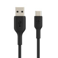 Belkin Дата кабель USB 2.0 AM to USB-C 0.15m 15W PVC black Belkin (CAB001BT0MBK)