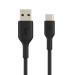 Belkin Дата кабель USB 2.0 AM to USB-C 0.15m 15W PVC black Belkin (CAB001BT0MBK)