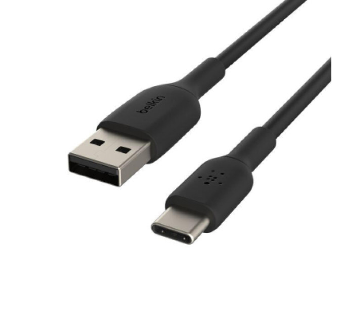 Belkin Дата кабель USB 2.0 AM to USB-C 0.15m 15W PVC black Belkin (CAB001BT0MBK)