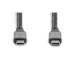 Digitus Дата кабель USB-C to USB-C 1.0m USB 4.0 black Digitus (DB-300443-010-S)