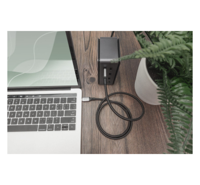 Digitus Дата кабель USB-C to USB-C 3.0m USB 4.0 black Digitus (DB-300443-030-S)