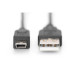Digitus Дата кабель USB 2.0 AM to Mini 5P 3.0m black Digitus (AK-300130-030-S)