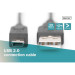 Digitus Дата кабель USB 2.0 AM to Mini 5P 3.0m black Digitus (AK-300130-030-S)