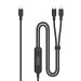 Digitus Дата кабель USB-C to 2xUSB-C 1.8m 140W black Digitus (AK-300170-018-S)