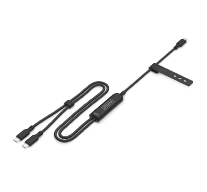 Digitus Дата кабель USB-C to 2xUSB-C 1.8m 140W black Digitus (AK-300170-018-S)