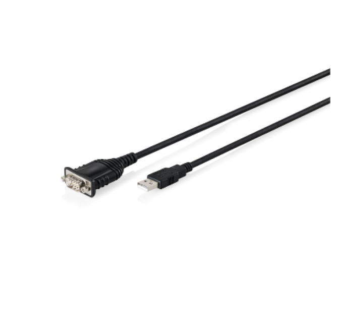 Digitus Кабель для передачі даних USB 2.0 AM to COM 1.8m DB9 RS232 FT232RNL black Digitus (DA-70172)