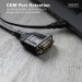 Digitus Кабель для передачі даних USB 2.0 AM to COM 1.8m DB9 RS232 FT232RNL black Digitus (DA-70172)