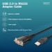 Digitus Кабель для передачі даних USB 2.0 AM to COM 1.8m DB9 RS232 FT232RNL black Digitus (DA-70172)