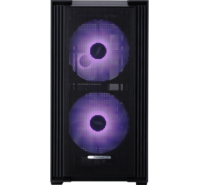 1stPlayer Корпус 1stPlayer AU6-BK-2FA7-14-2FA7R-1FA7 Black