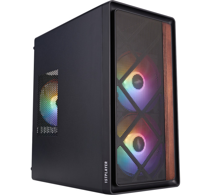 1stPlayer Корпус 1stPlayer WD1-BK-3F1 Black
