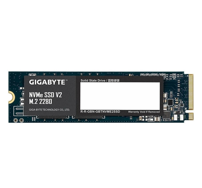 GIGABYTE Накопичувач SSD  256GB Gigabyte NVMe SSD V2 M.2 PCIe 3.0 x4 3D NAND TLC (G3NVMEV2256G)