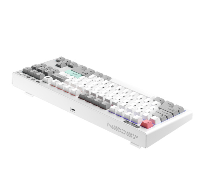 1stPlayer Клавіатура бездротова 1stPlayer NEO87 Wireless Frostwave (NEO87-FW-TLD)