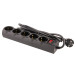 LogicPower Фільтр живлення LogicPower 5 розеток 3м LP-X5 Premium Black (LP9584)