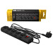 LogicPower Фільтр живлення LogicPower 5 розеток 3м LP-X5 Premium Black (LP9584)