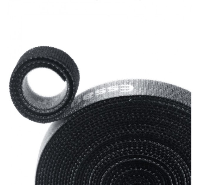 Набір для кріплення стрічка-липучка Cable Organizer 5m Black Essager (EXD-LXD01)