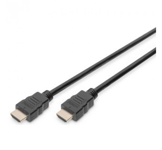 Кабель мультимедійний HDMI to HDMI 1.0m UHD 4K Digitus (AK-330107-010-S)