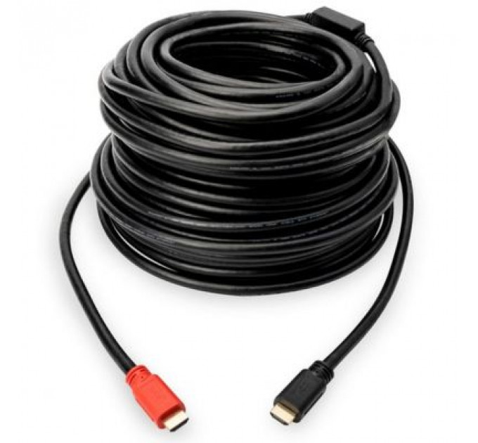 Кабель мультимедійний HDMI to HDMI 10.0m UHD 4K Amplifier Digitus (AK-330118-100-S)
