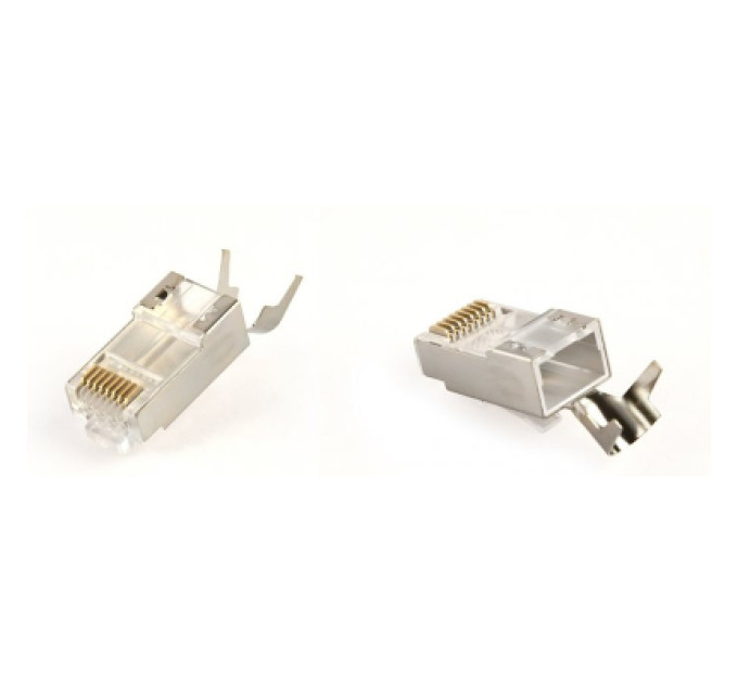 Cablexpert Конектор RJ45 cat.7 FTP 8P8C * 10 (наскрізні отв., позолоч. конт.) Cablexpert (LC-PTF7-01/10)
