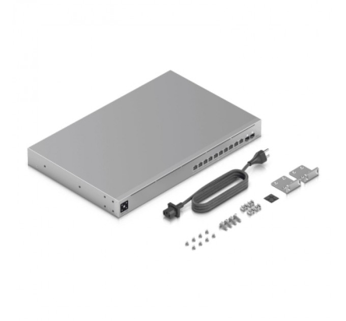 Комутатор мережевий Ubiquiti USW-PRO-XG-10-POE