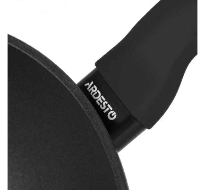 Сковорода Ardesto Gemini Lucca, 28см, алюміній, чорний (AR1928W)